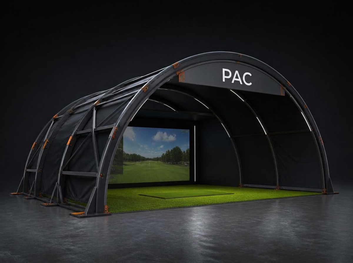 Render 3D Metodo PAC: Arco modulare smontabile
